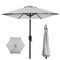 Best Choice Products 7.5ft Heavy-Duty Outdoor Market Patio Umbrella w/ Push Button Tilt, Easy Crank